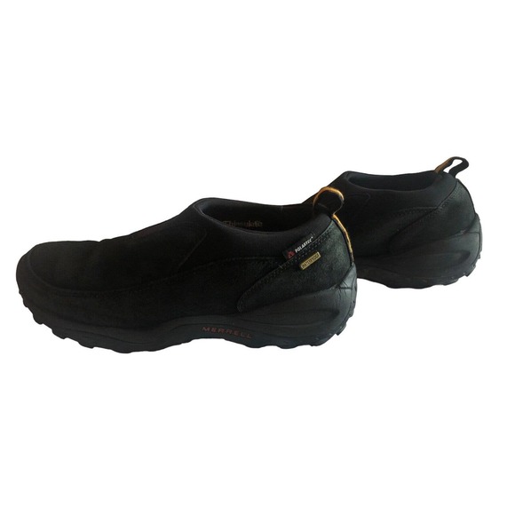 Merrell Jungle Moc Hiking Shoes Black Suede Nubuck Women's US 10 EUC - Picture 6 of 9